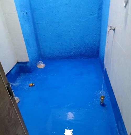 卫生间防水蓄水实验