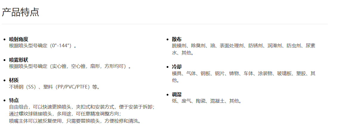 塑料单夹扣喷嘴